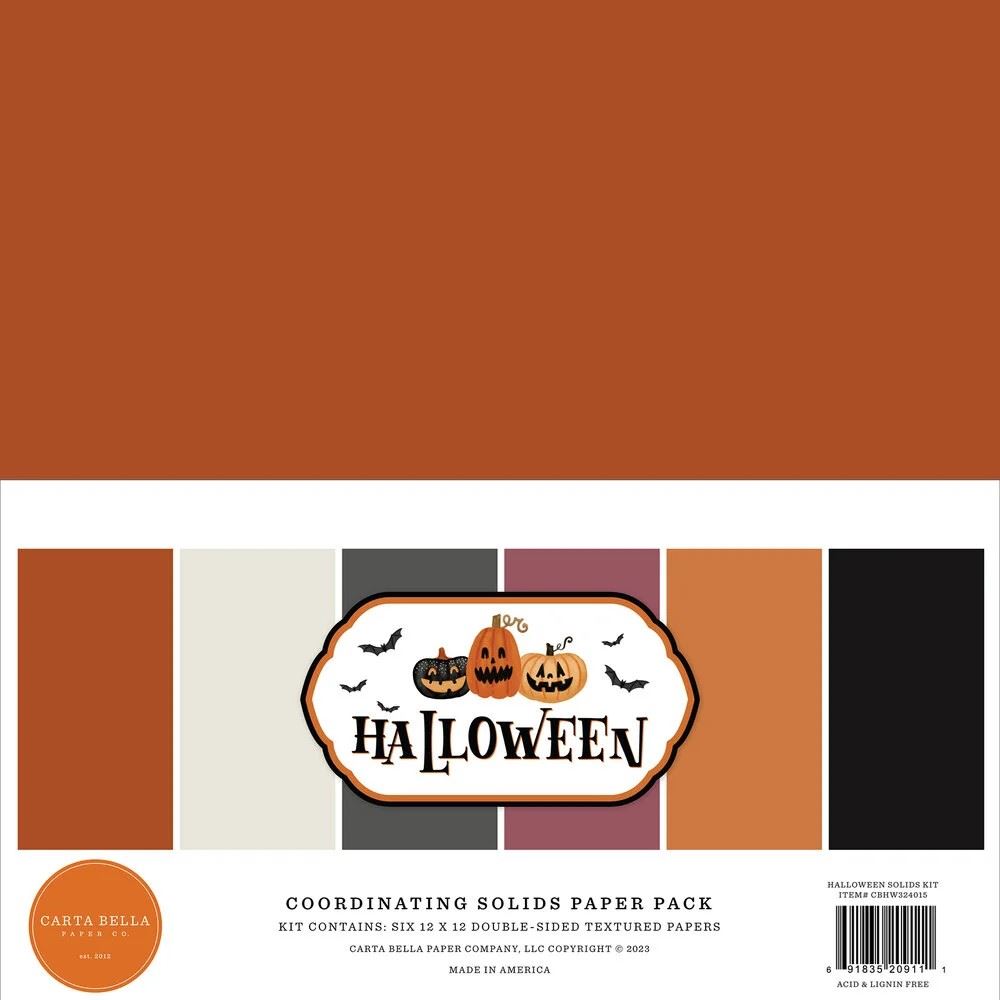 Blocco di Cartoncini Halloween Cm 30 X 30