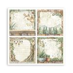 Blocco di Carte Scrap Herbarium Silvae cm 30 X 30