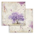 Blocco di Carte Scrap Lavender cm 30 X 30