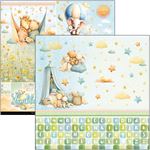 Blocco di Carte Scrap Lunibloom Patterns Pad cm 30 x 30
