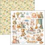 Blocco di Carte Scrap Lunibloom Patterns Pad cm 30 x 30
