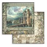 Blocco di Carte Scrap Magic Forest cm 30 X 30