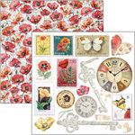 Blocco di Carte Scrap Majestic Dream cm 15 x 15