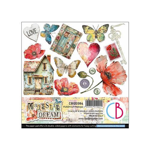 Blocco di Carte Scrap Majestic Dream cm 15 x 15
