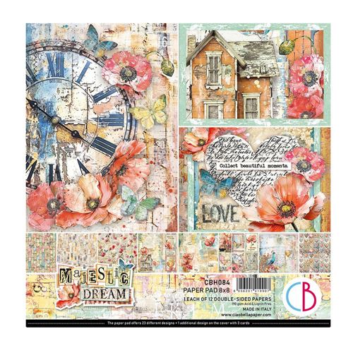 Blocco di Carte Scrap Majestic Dream cm 20 x 20
