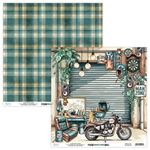 Blocco di Carte Scrap Man Cave cm 30 x 30