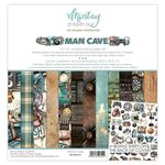 Blocco di Carte Scrap Man Cave cm 30 x 30