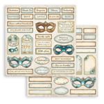 Blocco di Carte Scrap Masquerade cm 20 X 20