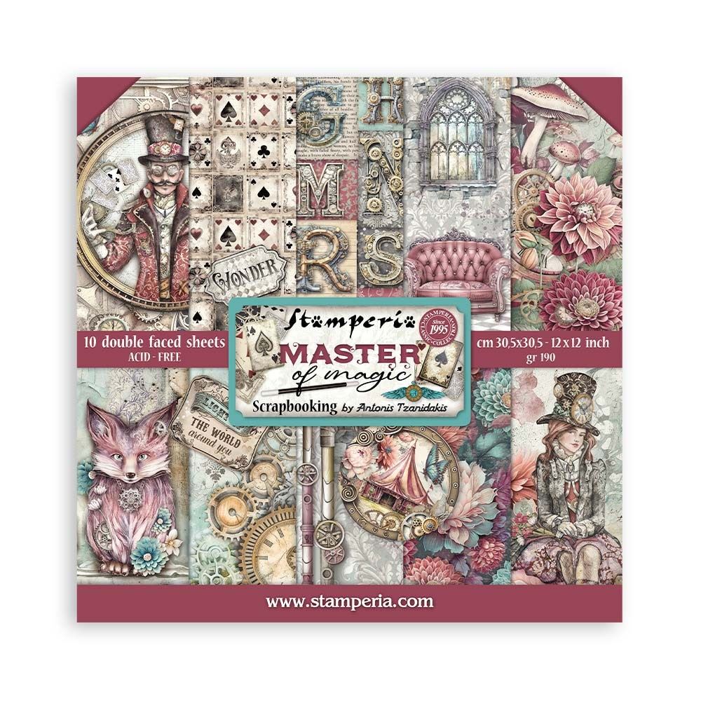 Blocco di Carte Scrap Master of Magic cm 30 X 30