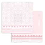 Blocco di Carte Scrap Maxi Background BabyDream Pink