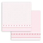 Blocco di Carte Scrap Maxi Background BabyDream Pink 