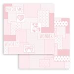 Blocco di Carte Scrap Maxi Background BabyDream Pink 