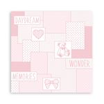 Blocco di Carte Scrap Maxi Background BabyDream Pink