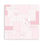 Blocco di Carte Scrap Maxi Background BabyDream Pink 