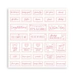 Blocco di Carte Scrap Maxi Background BabyDream Pink 