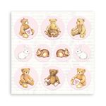 Blocco di Carte Scrap Maxi Background BabyDream Pink