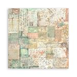 Blocco di Carte Scrap Maxi Background selection -Brocante Antiques cm 30 X 30