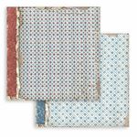 Blocco di Carte Scrap Maxi Background selection - Vintage Library cm 30 X 30