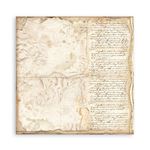 Blocco di Carte Scrap Maxi Background selection - Vintage Library cm 30 X 30