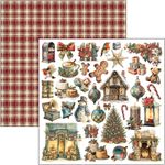 Blocco di Carte Scrap Merry & Bright Paper Pad cm 30 x 30