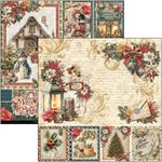 Blocco di Carte Scrap Merry & Bright Paper Pad cm 30 x 30