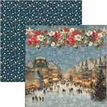 Blocco di Carte Scrap Merry & Bright Paper Pad cm 30 x 30