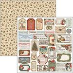 Blocco di Carte Scrap Merry & Bright Paper Pad cm 30 x 30