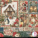 Blocco di Carte Scrap Merry & Bright Paper Pad cm 30 x 30