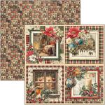 Blocco di Carte Scrap Merry & Bright Patterns Pad cm 30 x 30