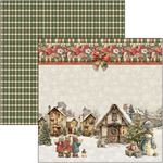 Blocco di Carte Scrap Merry & Bright Patterns Pad cm 30 x 30