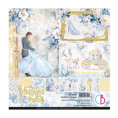 Blocco di Carte Scrap Midnight Spell cm 20 x 20