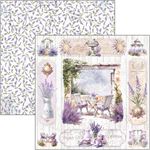 Blocco di Carte Scrap Morning in Provence cm 30 x 30