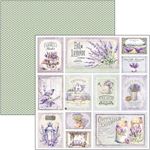 Blocco di Carte Scrap Morning in Provence cm 30 x 30