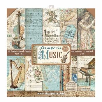 Blocco di Carte Scrap Music