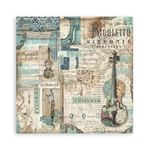Blocco di Carte Scrap Music cm 20 X 20