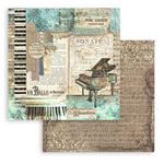 Blocco di Carte Scrap Music cm 20 X 20