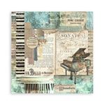 Blocco di Carte Scrap Music cm 20 X 20