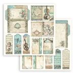 Blocco di Carte Scrap Music cm 20 X 20