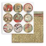 Blocco di Carte Scrap Oriental Garden cm 20 x 20