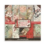 Blocco di Carte Scrap Oriental Garden cm 20 x 20
