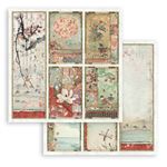 Blocco di Carte Scrap Oriental Garden cm 20 x 20