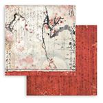 Blocco di Carte Scrap Oriental Garden cm 20 x 20