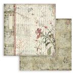 Blocco di Carte Scrap Oriental Garden cm 20 x 20