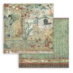 Blocco di Carte Scrap Oriental Garden cm 20 x 20