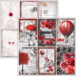 Blocco di Carte Scrap Paris Je t’aime cm 30 x 30