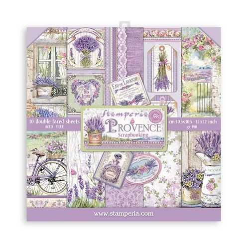 Blocco di Carte Scrap Provence cm 30 x 30