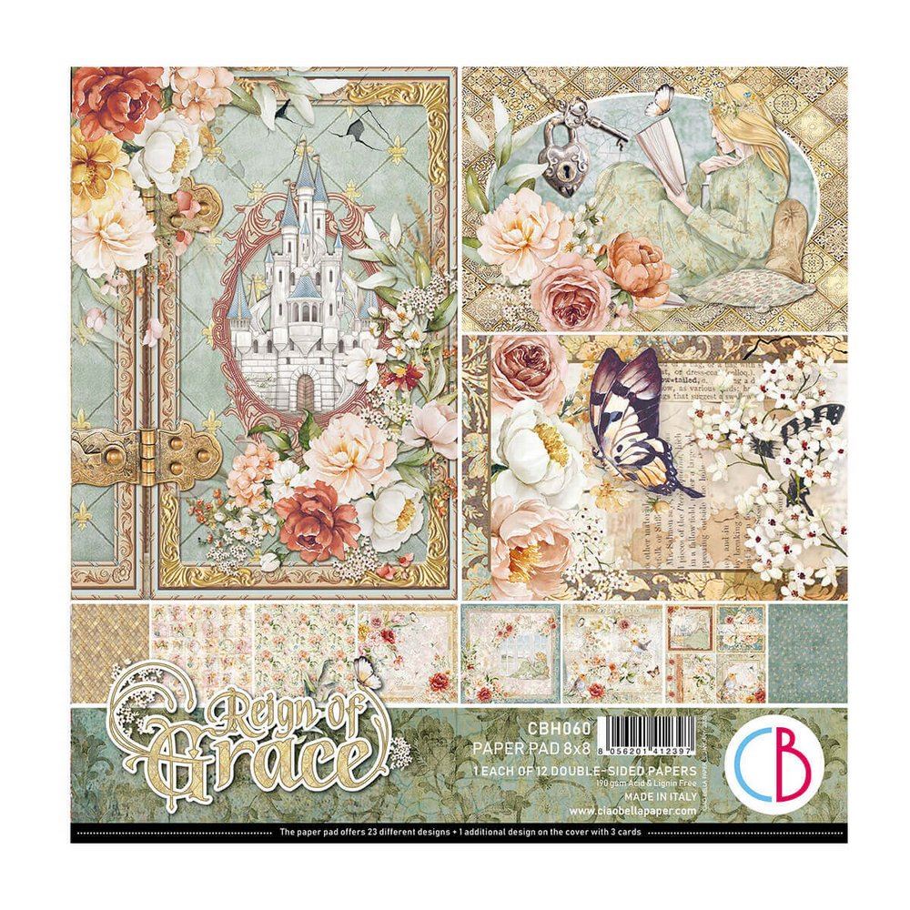 Blocco di Carte Scrap Reign of Grace cm 20 x 20