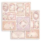 Blocco di Carte Scrap Romance Forever cm 20 X 20