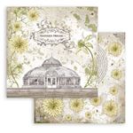 Blocco di Carte Scrap Romantic Garden House cm 15 x 15