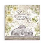 Blocco di Carte Scrap Romantic Garden House cm 15 x 15